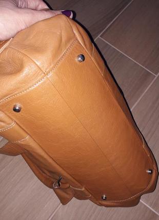Рыженькая сумочка из натуральной кожи!zf4 фото