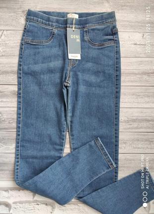 Джинсовые легинсы mango 13-14 лет \164 см.