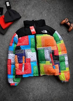 Мужская зимняя куртка пуховик тнф/the north face/tnf премиум качество хит сизона