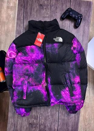 Мужская зимняя куртка пуховик тнф/the north face/tnf космос премиум качество хит сизона