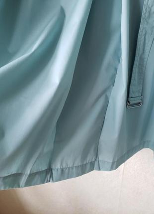Новый винтажный эксклюзивный плащ бирюзово-мятного оттенка.классика.5 фото