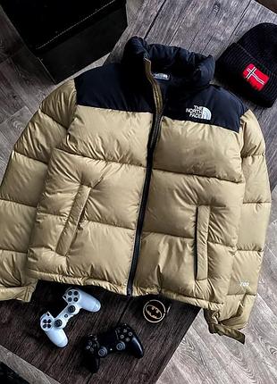 Мужская зимняя куртка пуховик тнф/the north face/tnf премиум качество хит сизона