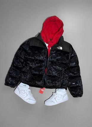 Мужская зимняя черная куртка пуховик тнф/the north face/tnf премиум качество хит сизона