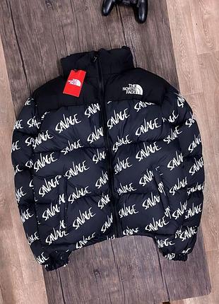 Мужская зимняя куртка пуховик тнф/the north face/tnf премиум качество хит сизона