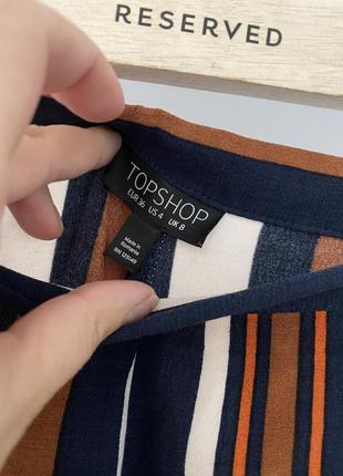 Красивые штаны брюки в полоску topshop2 фото