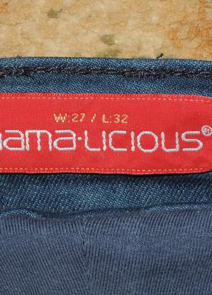 Фирменные джинсы для беременных mamalisious skiny р.м (27/32)3 фото