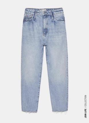 Джинси zara the tapered caia 34,36