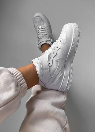 Кросівки air force 1 high white кросівки 4
