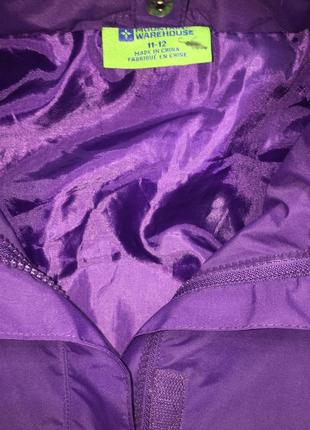 Брендовая куртка ветровка с капюшоном штормовка дождевик mountain warehous оригинал3 фото