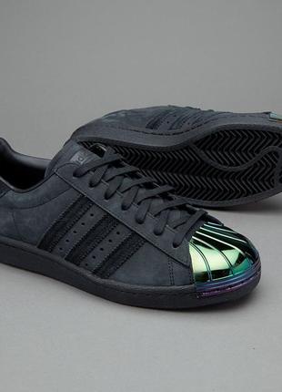 adidas mauve superstar 80s s76710 оригінальні кросівки шкіряні суперстары з металевим носком