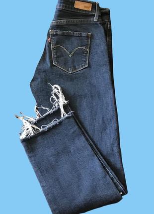 Укорочённые ♥️♥️♥️ джинсы levis demi curve slim.