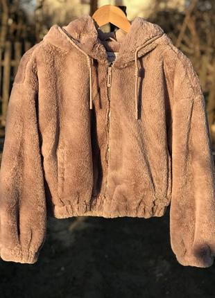 Куртка-шубка, вітровка, розмір s