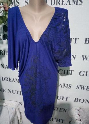 Величезний вибір великих розмірів з натури тканин *сукня-туніка uk 16 пог-56см