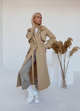 Тренч плащ 5