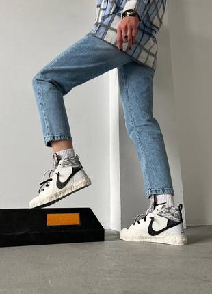 Кроссовки blazer mid “readymade” white кросівки5 фото