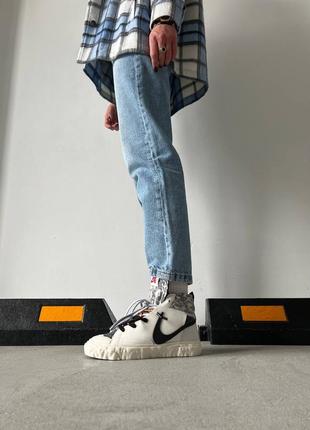 Кроссовки blazer mid “readymade” white кросівки9 фото