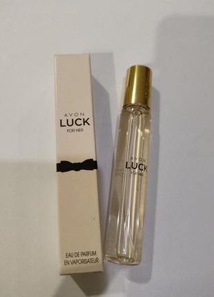 Avon luck for her женский парфюмированный ролик 9 мл