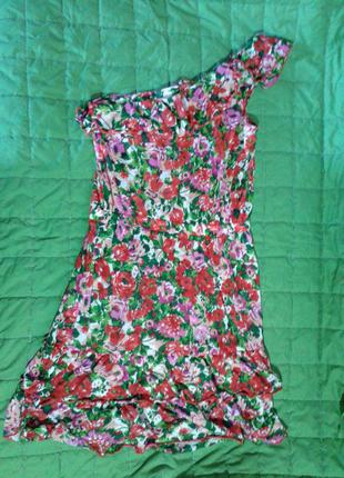 Сарафан с бретелей на одно плечо