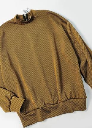 Zara свободная оверсайз кофта с рельефным узором