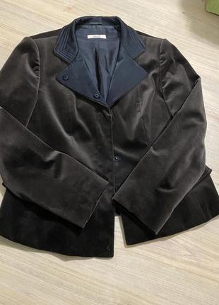 Велюровый пиджак р. 42 laurel escada1 фото