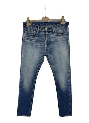 👖плотные светло-синие варенки джинсы levis 501 фейд uniqlo америка штаны джоггеры с патчем кожа