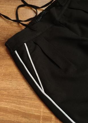 Спортивные штаны черные с лампасами tally weijl3 фото