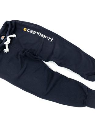 👖флисовые штаны с большим лого carhartt вип sport брюки stussy cargo work джоггеры usa dickies