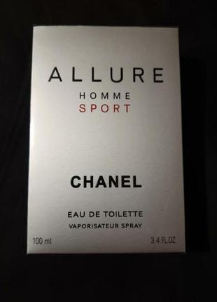 Chanel allure homme sport оригінал чоловіча туалетна вода шанель алюр 100мл парфуми парфуми чоловіча туалетна вода алюр чоловіків спорт