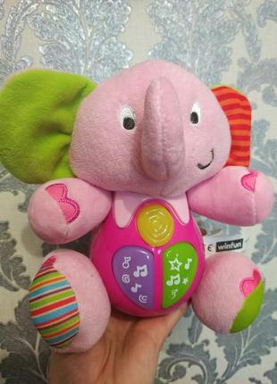 Музична іграшка для малюків слоник winfun