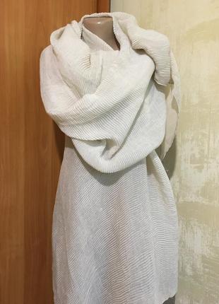 Розкішний величезний палантин,шарф,хустку,нюд!