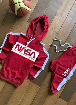 Мужской спортивный трикотажный костюм nasa