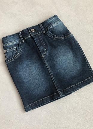 Спідниця джинсова на дівчинку 6-8 років