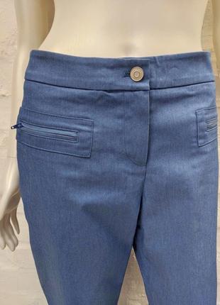 Оригинальные повседневные джинсы в брючном стиле2 фото