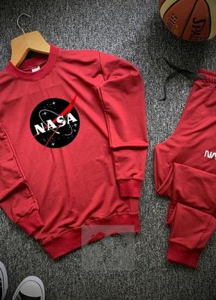 Мужской спортивный трикотажный костюм nasa