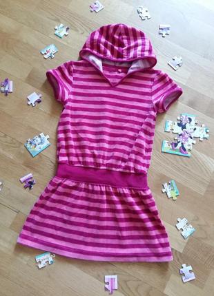 Велюровое пляжное платье debenhams  6-7 лет