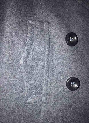 Шикарне укорочене двобортне пальто-жакет, автоледі 46/486 фото