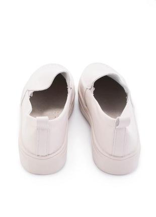 Женские туфли слипоны балетки из натуральной кожи5 фото