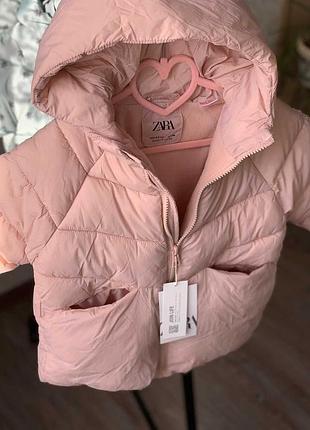Куртка демісезона на дівчинку фірми zara/детская куртка на девочку зара/ детская...