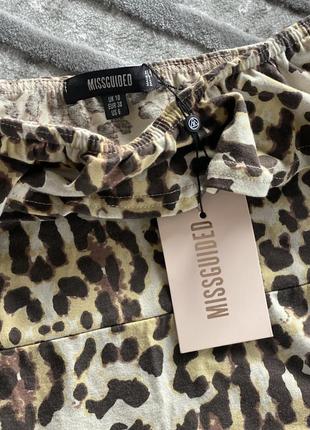 Леопардова сукня міні missguided7 фото
