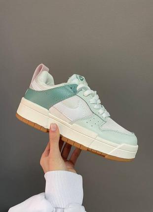 Кросівки nike sb dunk “white / mint”