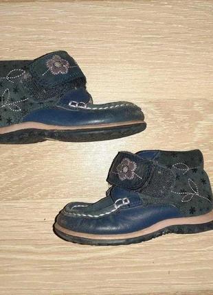 Ботинки туфли кожа clarks оригинал 20-21 размер