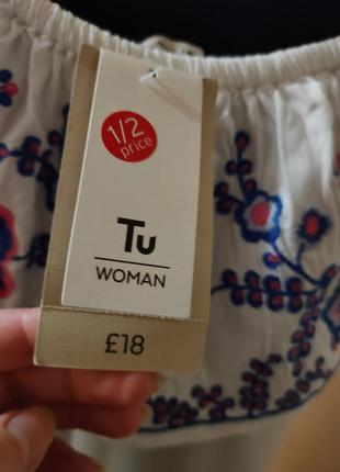 Блуза жіноча з елементами вишивки легенька літня3 фото