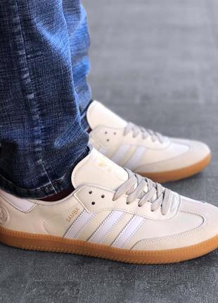 Кросівки adidas samba og beige