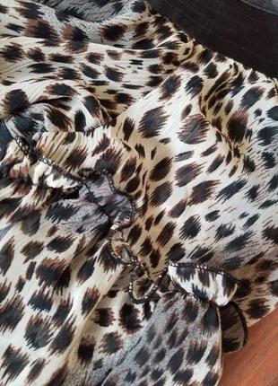 Коротка леопардова сукня3 фото