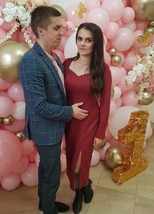 Плаття замш