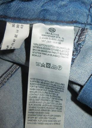 Укорочені джинси-кюлоти фірми c&a, 36р4 фото