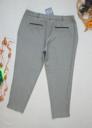 Мега шикарні літні штани в дрібну гусячу лапку dorothy perkins ❣️❇️❣️3 фото
