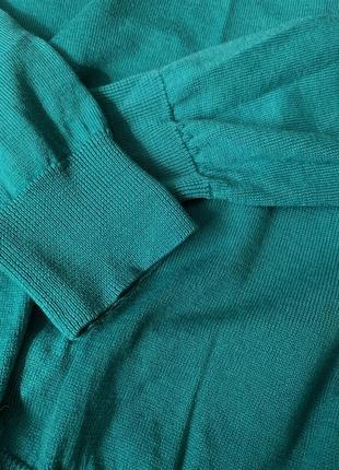 Изумрудная водолазка шерстяная3 фото