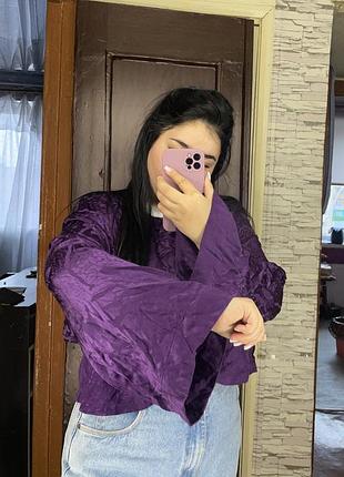 Жаккардовая блуза zara