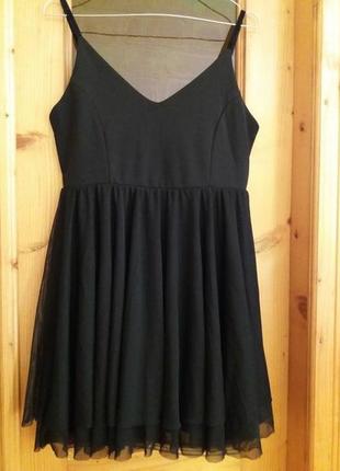 Маленьке чорне плаття сукня на брительках1 фото